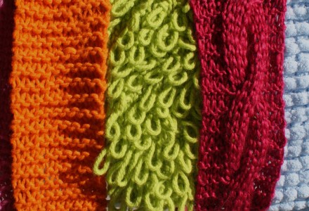 scarves in a range of delicious shades